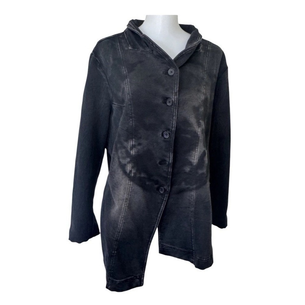 Rundholz Black Label Patana Plantations Denim Jacket Womens XL Black